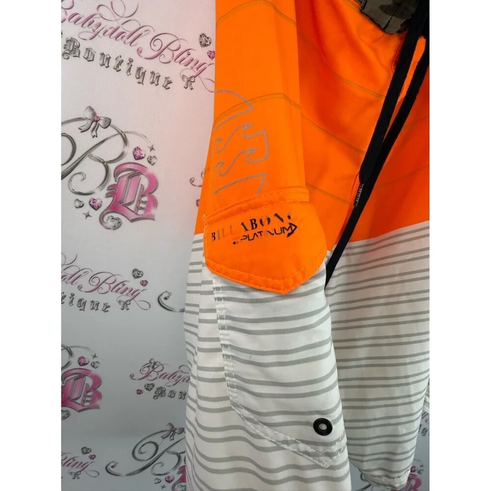 Billabong shorts board px3 platinum swim Orange and White Men’s Board Shorts